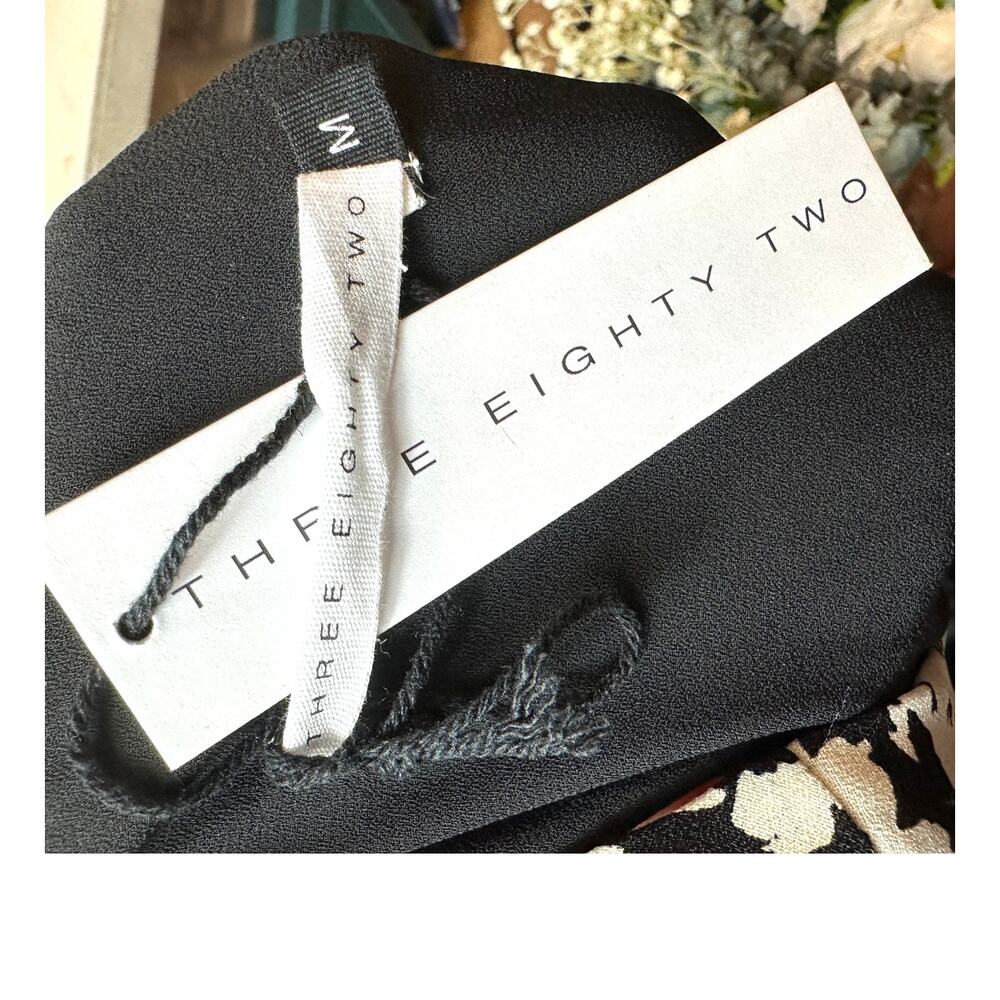 Three Eighty Two Asymmetrical Mini Dress - Black/… - image 14